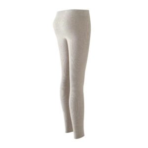 Wool seamless high-waisted leggings for tummy control, slimming butt lift, long johns, warm and elastic outer trousers for women