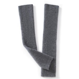 Cashmere pit strip knitted long arm sleeves, high-end warm solid color, skin-friendly cashmere, versatile and fashionable