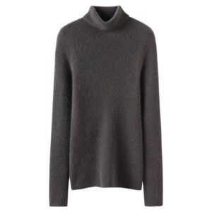 Turtle collar solid color cashmere sweater for women, soft and skin-friendly slim knitted bottoming sweater, high-end quality warm cashmere top
