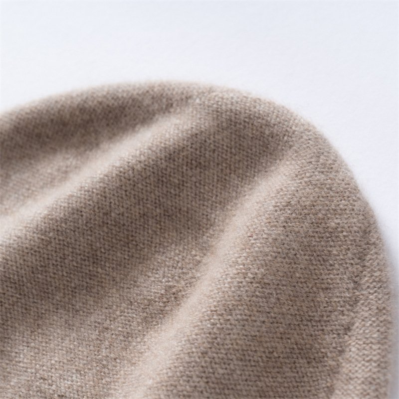 Season rolled edge knitted cashmere hat is fashionable, casual, versatile and warm for men and women - Image 3